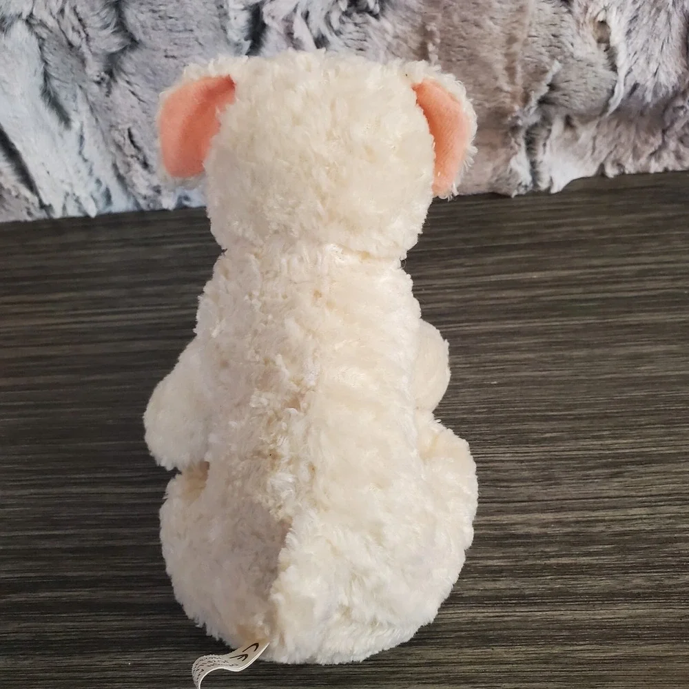 Joyfill Mini Cream Colored Goldendoodle Sitting Plush Puppy Dog Textured Fur